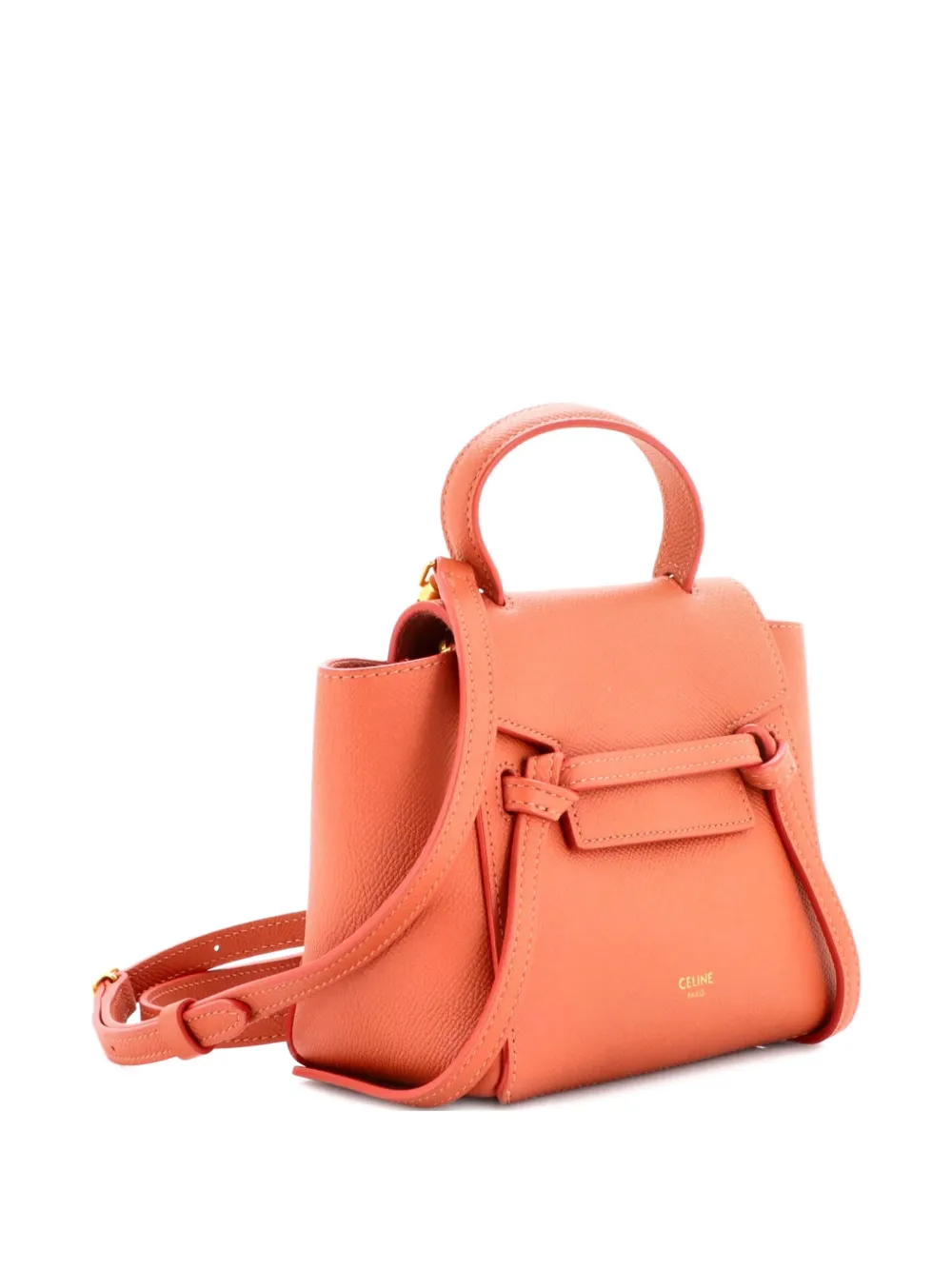 Belt Bag Textured Leather Nano Shoulder Bag