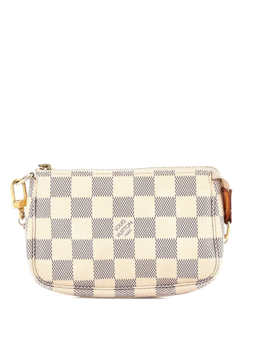 Louis Vuitton Pre-Owned Pochette Accessoires Damier Mini clutch bag - Bianco