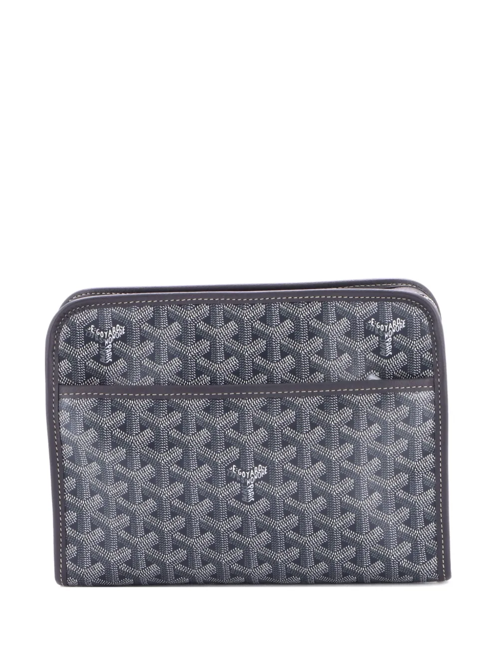 Goyard Pre-Owned Jouvence Toiletry Pouch Coated Canvas MM clutch bag - Grigio