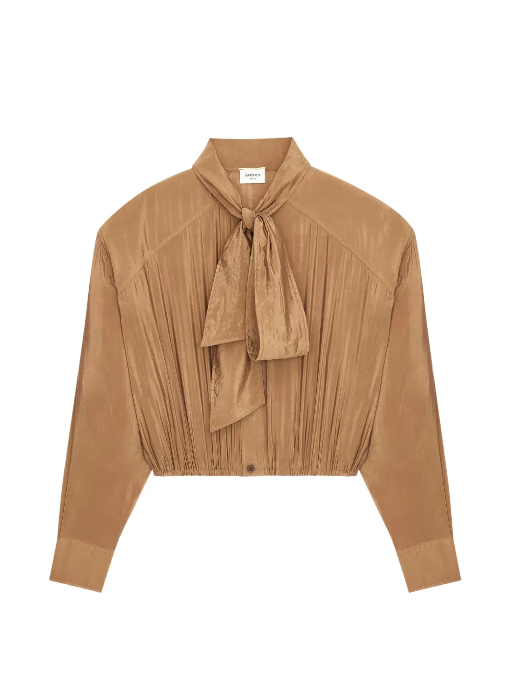 Saint Laurent Lavallière blouse - Braun