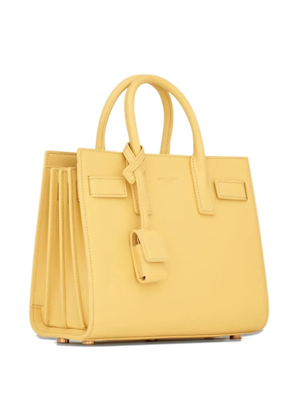  Saint Laurent Sac De Jour Tote Bag - Yellow 