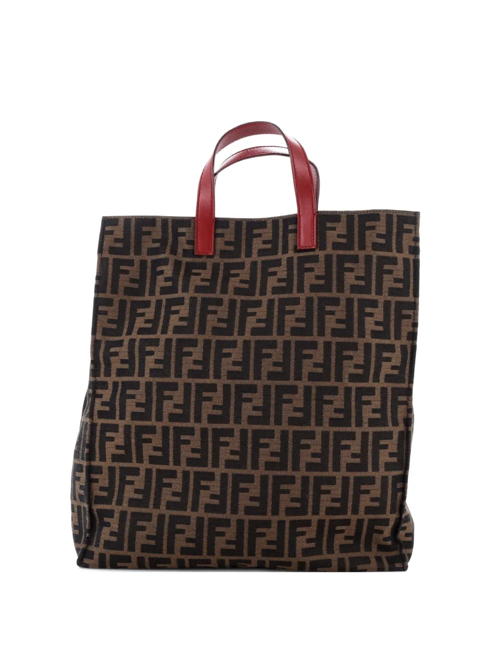 Fendi Pre-Owned Open Shopping Zucca Canvas Tall tote bag - Marrone