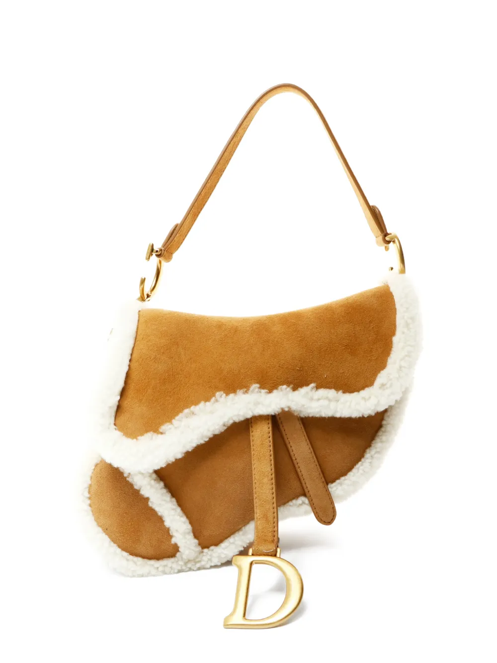 Christian Dior Pre-Owned 2020 small Saddle suede shoulder bag – Brown