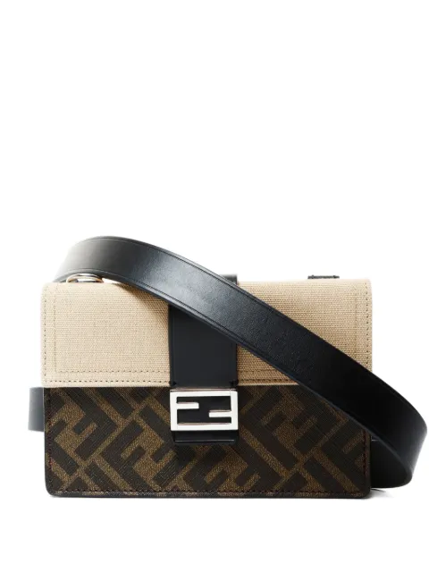 Fendi Pre-Owned 2021-2025 mini Baguette Slim Zucca shoulder bag