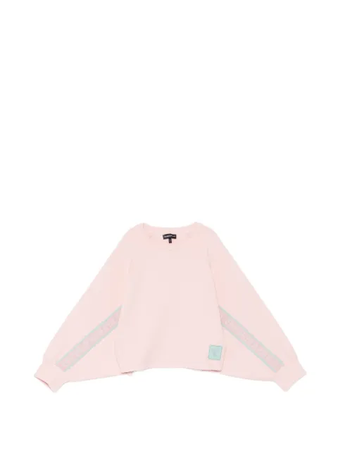 Emporio Armani Kids sudadera con franja del logo