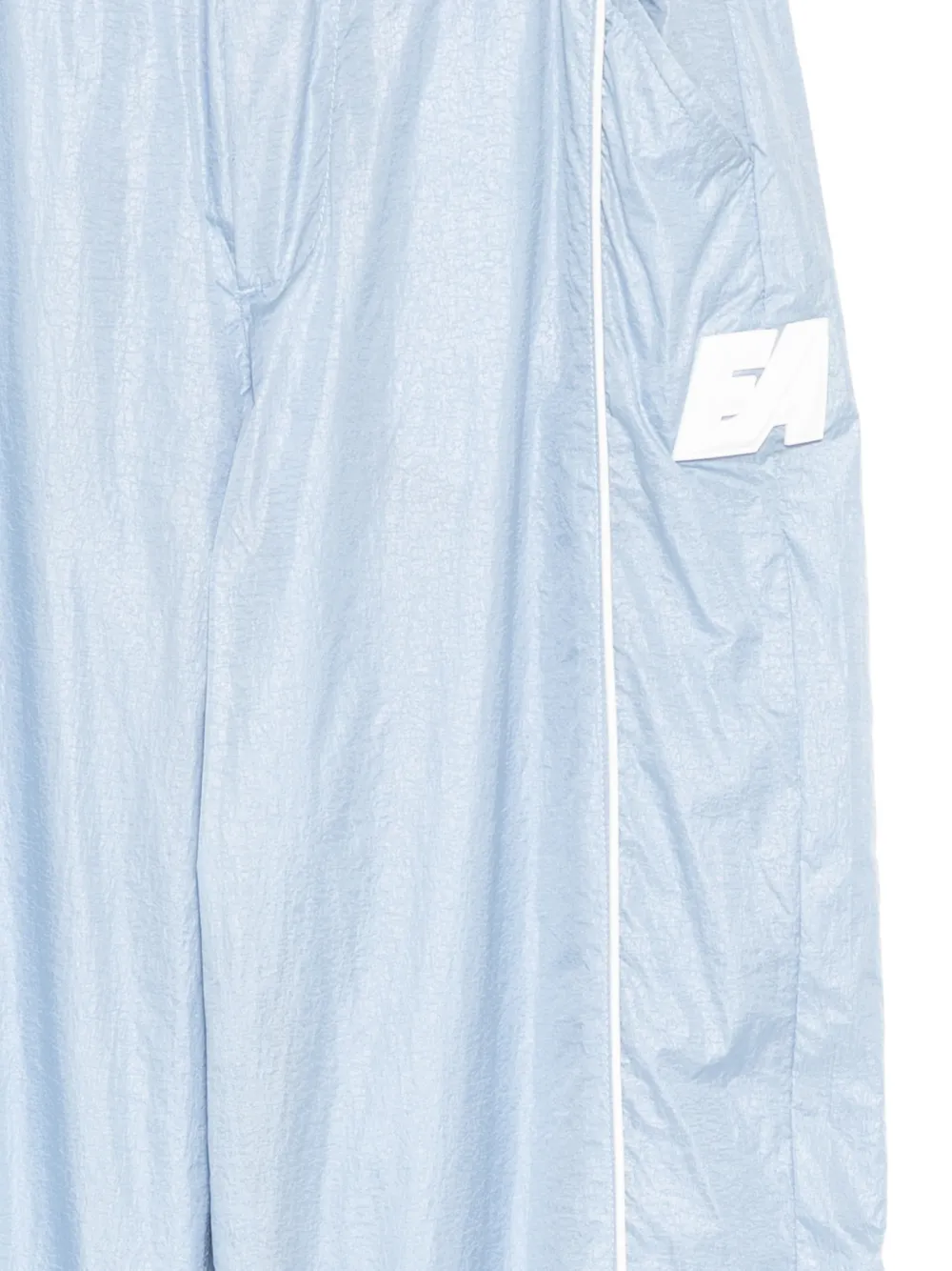 Emporio Armani Kids Broek met logopatch en vlakken Blauw