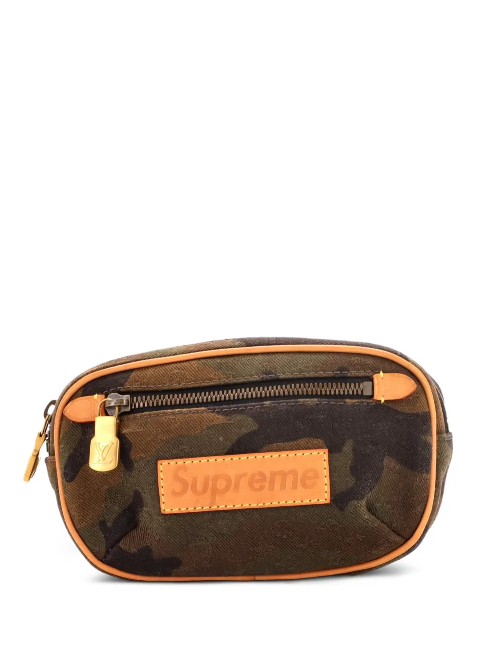 Louis Vuitton Pre-Owned Bum Bag Limited Edition Supreme Camouflage Canvas belt bag - Verde
