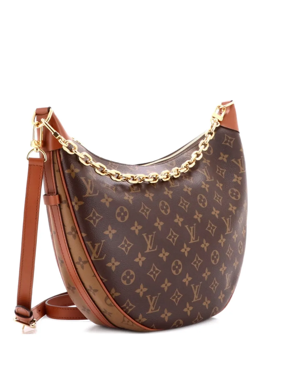 Louis Vuitton Pre-Owned Loop Reverse Monogram Canvas hobo bag - Marrone