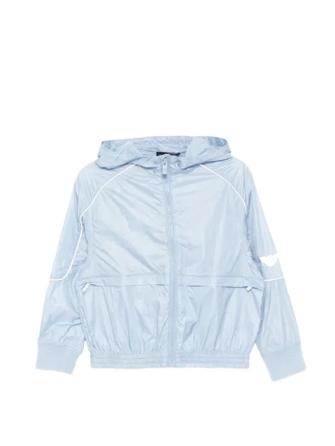 Emporio Armani Kids logo-patched panelled jacket