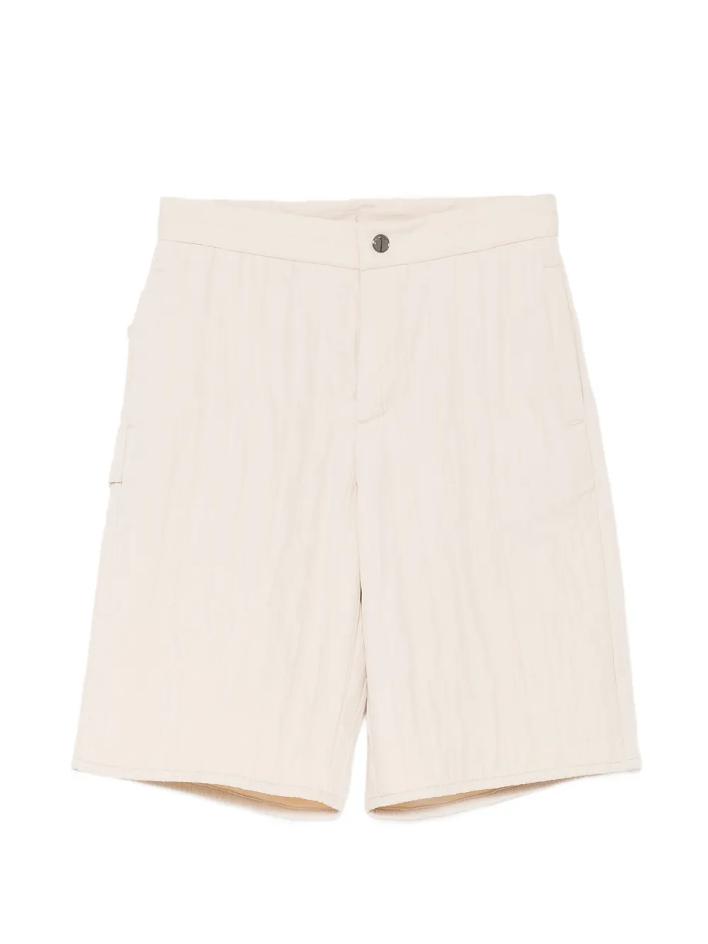 Emporio Armani Kids logo patched shorts - Toni neutri
