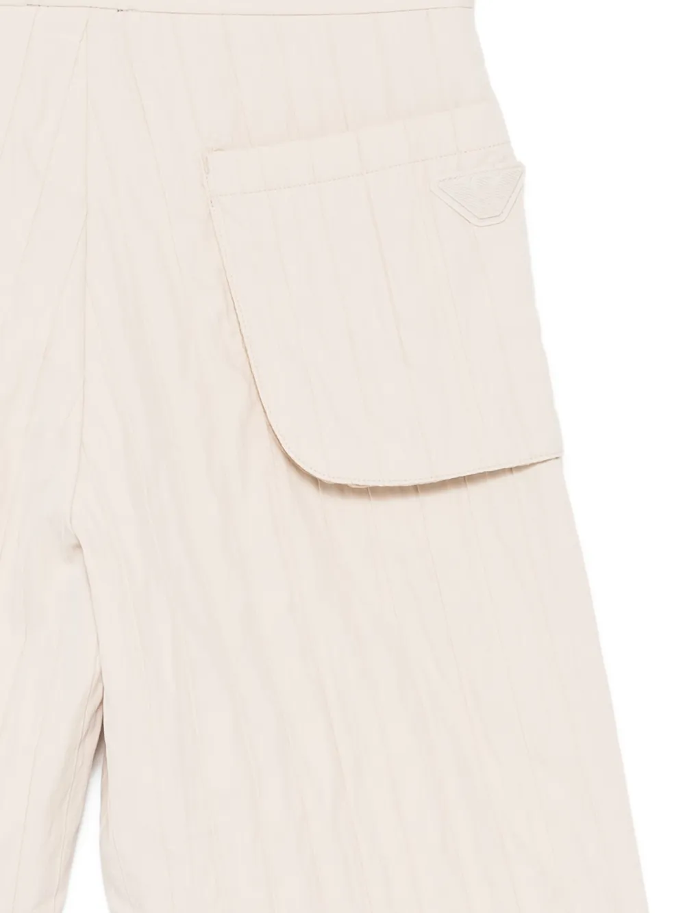 Emporio Armani Kids Shorts met logopatch Beige
