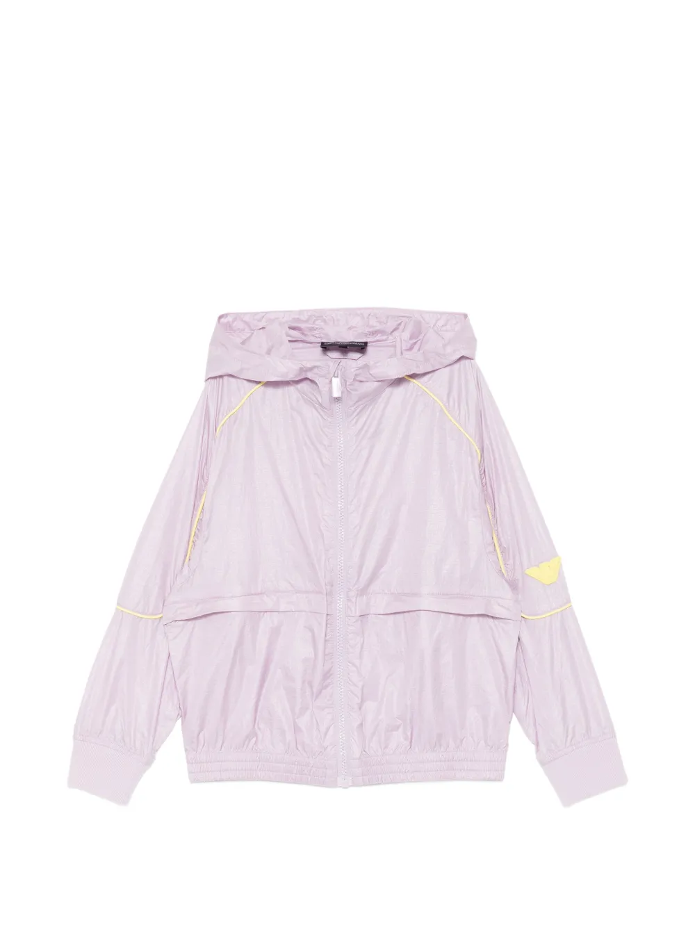 Emporio Armani Kids logo-embossed jacket - Viola