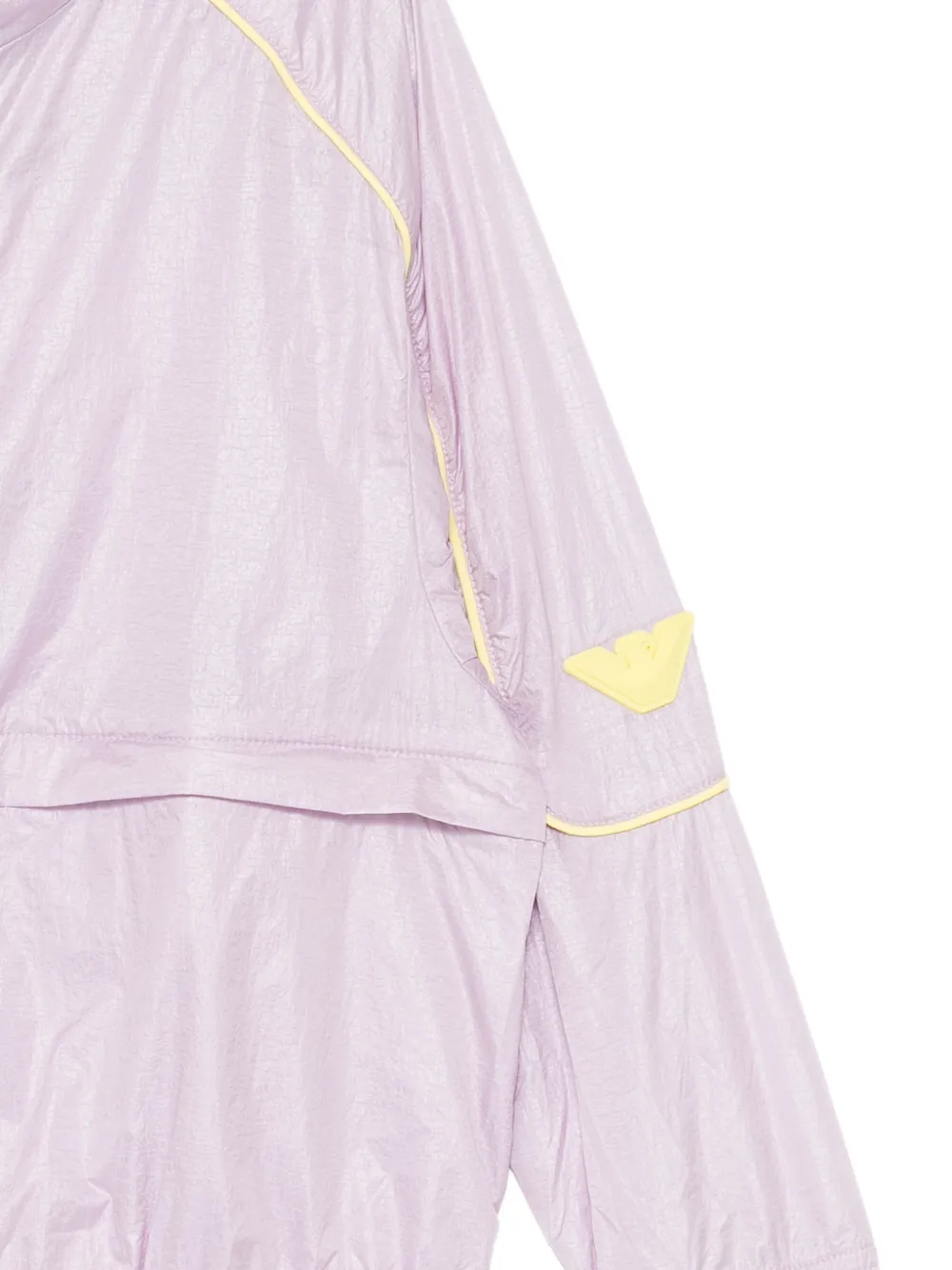 Emporio Armani Kids Jack met logo-reliëf Paars