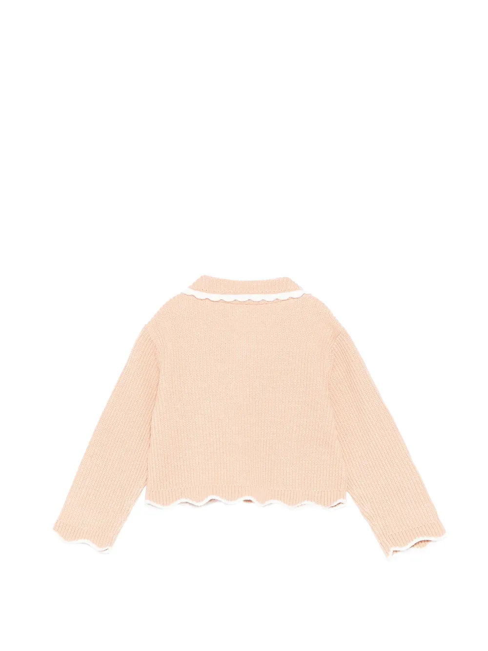 Emporio Armani Kids Jack met gewelfde kraag en lange mouwen Roze
