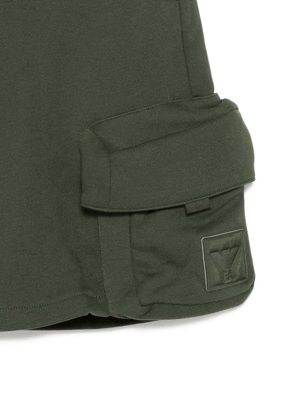 Emporio Armani Kids Shorts met logopatch Groen