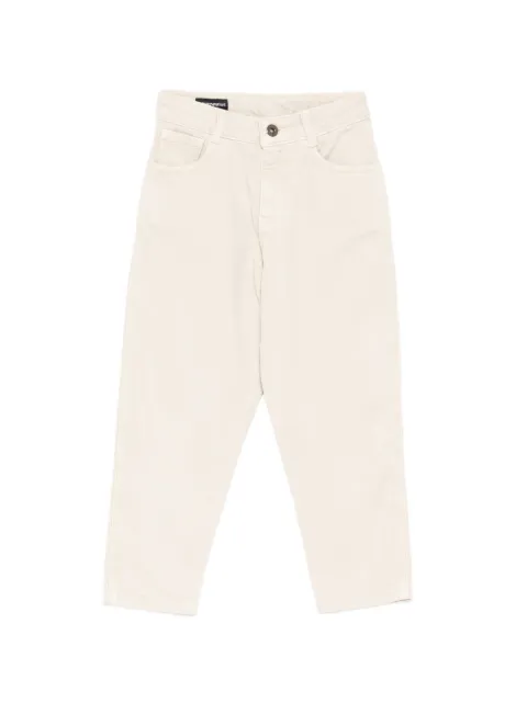 Emporio Armani Kids pantalones con parche del logo