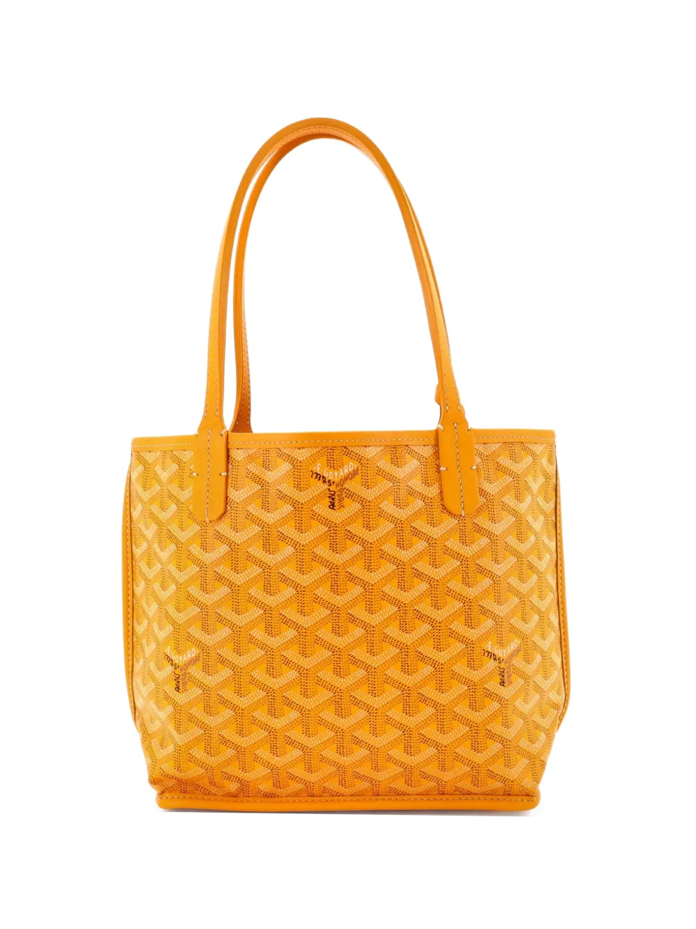 Goyard Pre-Owned Anjou Reversible Tote Coated Canvas Mini satchel - Arancione