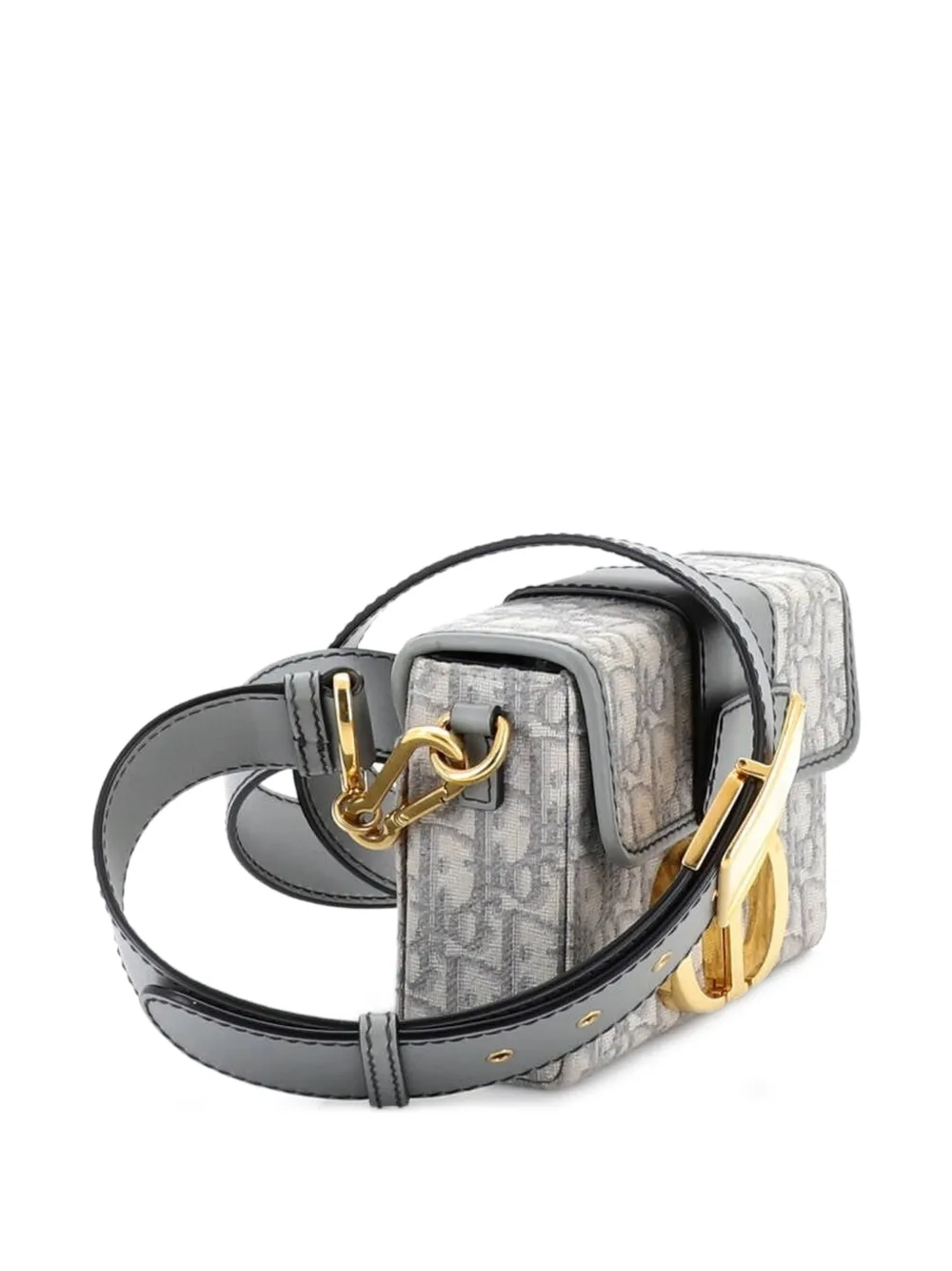 30 Montaigne Box Bag Oblique Canvas crossbody bag