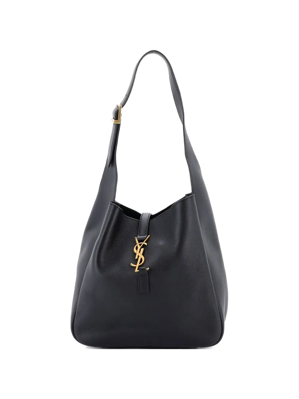 Saint Laurent Pre-Owned Le 5 a 7 Supple Leather Small hobo bag - Nero