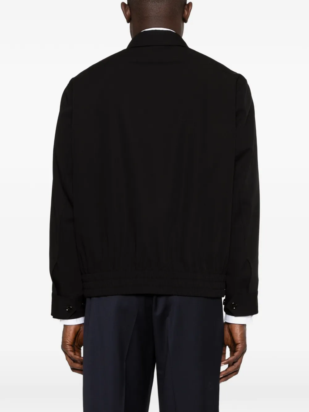 Lardini Aiden jack met rits Zwart