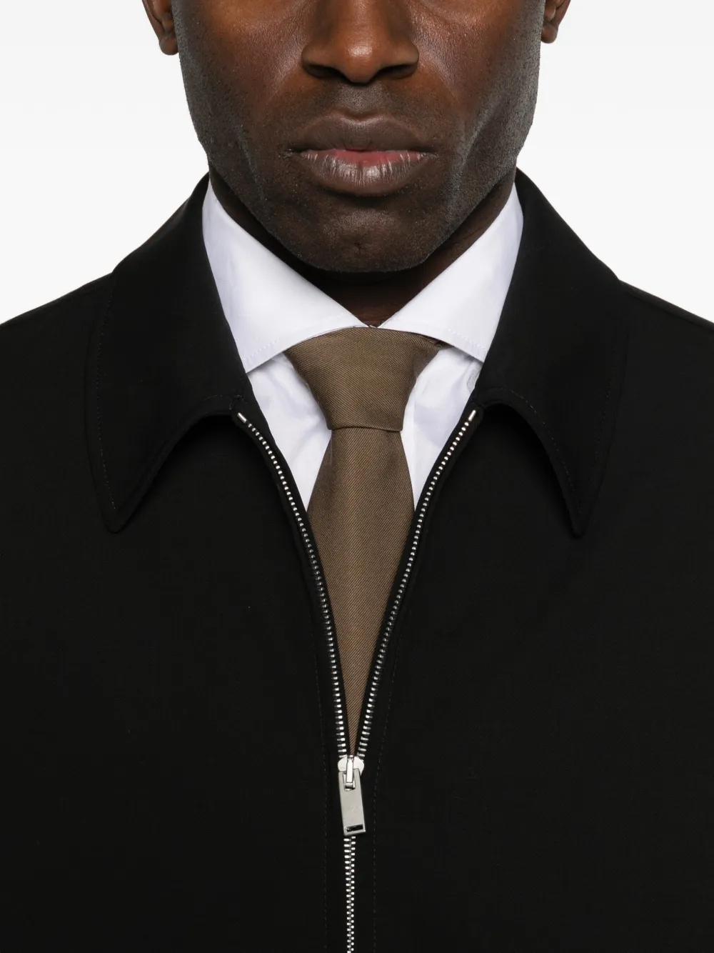 Lardini Aiden jack met rits Zwart