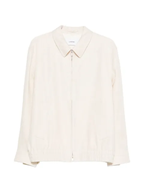 Lardini zip-up bomber jacket