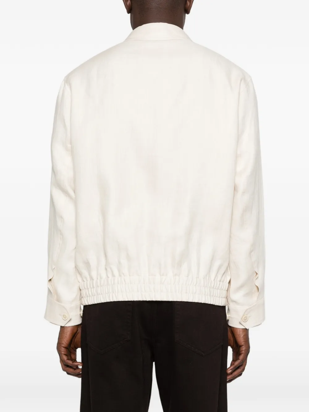Lardini Bomberjack met rits Beige