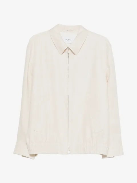 Lardini zip-up bomber jacket