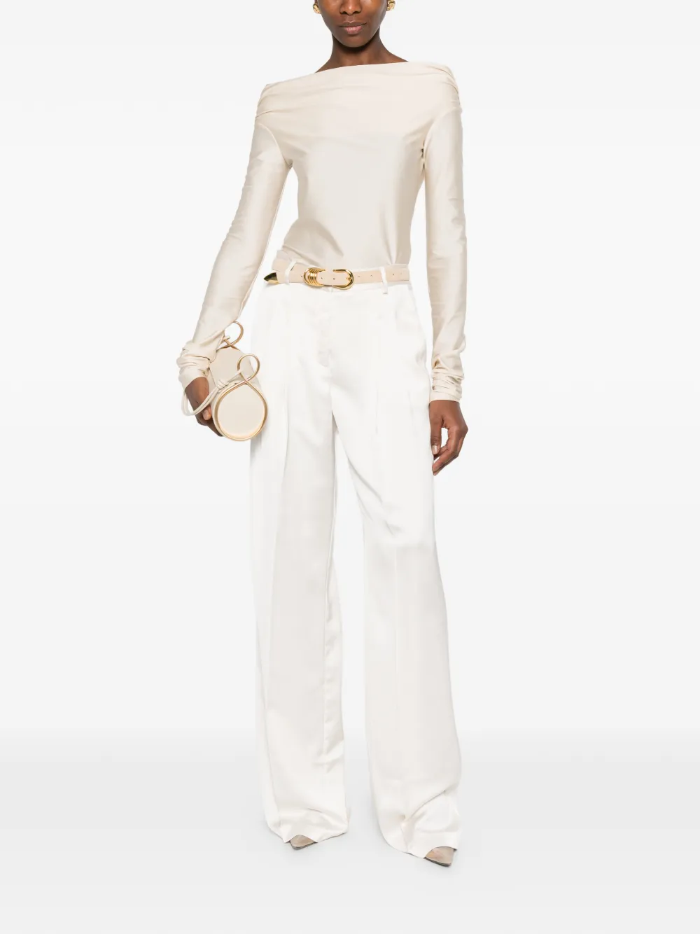Ruched Off-Shoulder Top