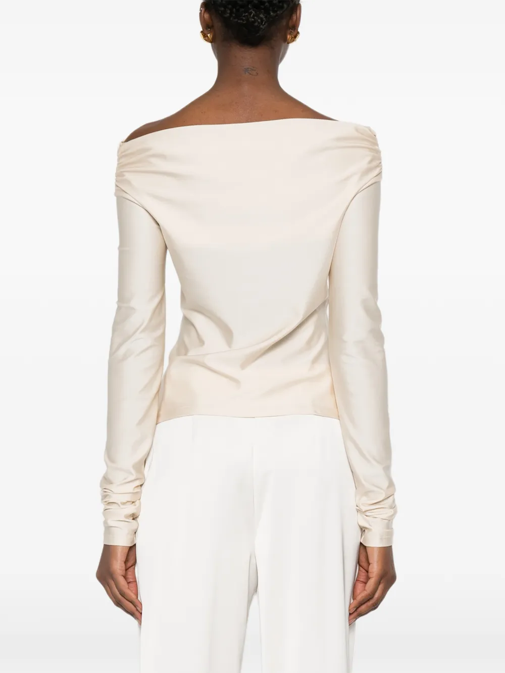 Ruched Off-Shoulder Top