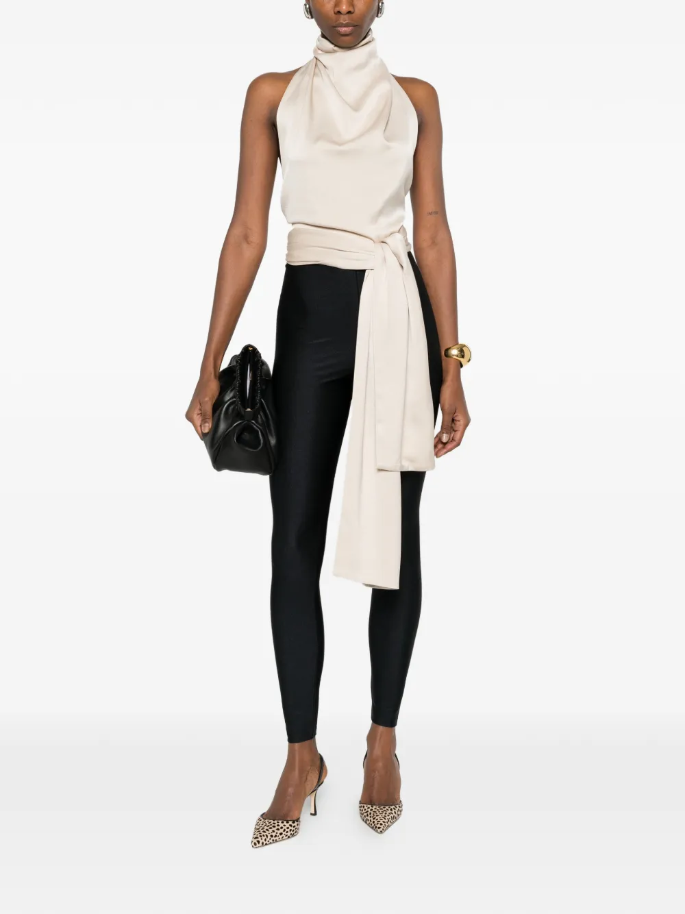  The Andamane High-waisted Trousers - Black 