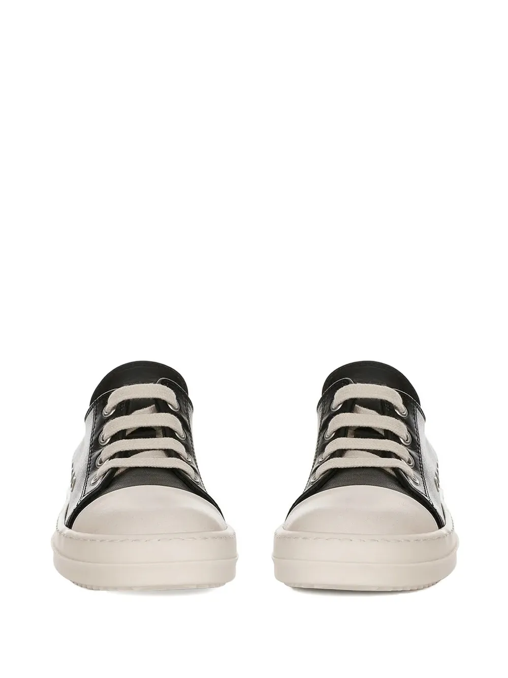 Rick Owens Kids Temple Extreme Low eyelet lace-up sneakers Zwart