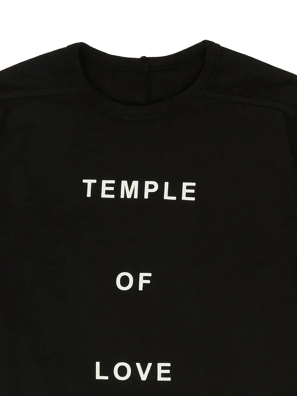 Rick Owens Kids T-shirt met lange mouwen en grafische print Zwart