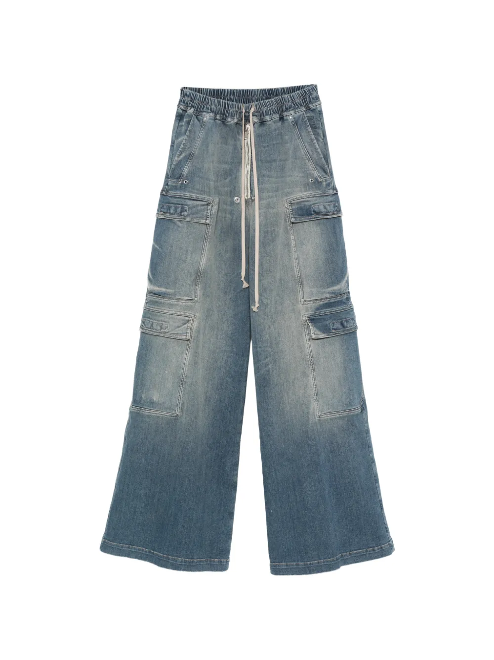 Rick Owens DRKSHDW elasticated-waist jeans - Blu