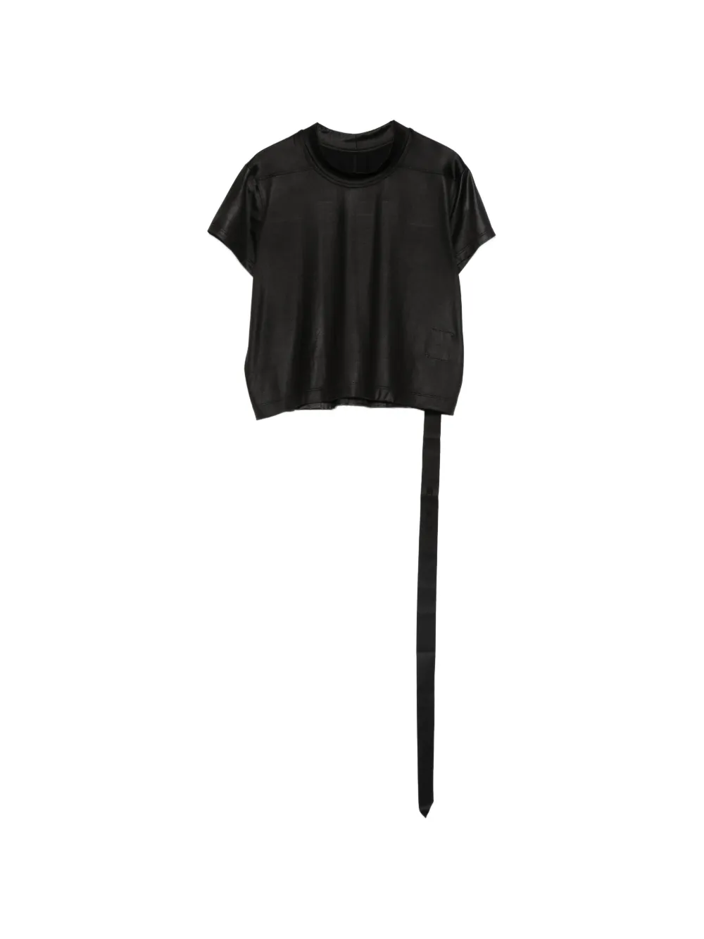 Rick Owens DRKSHDW tie-detail T-shirt - Nero