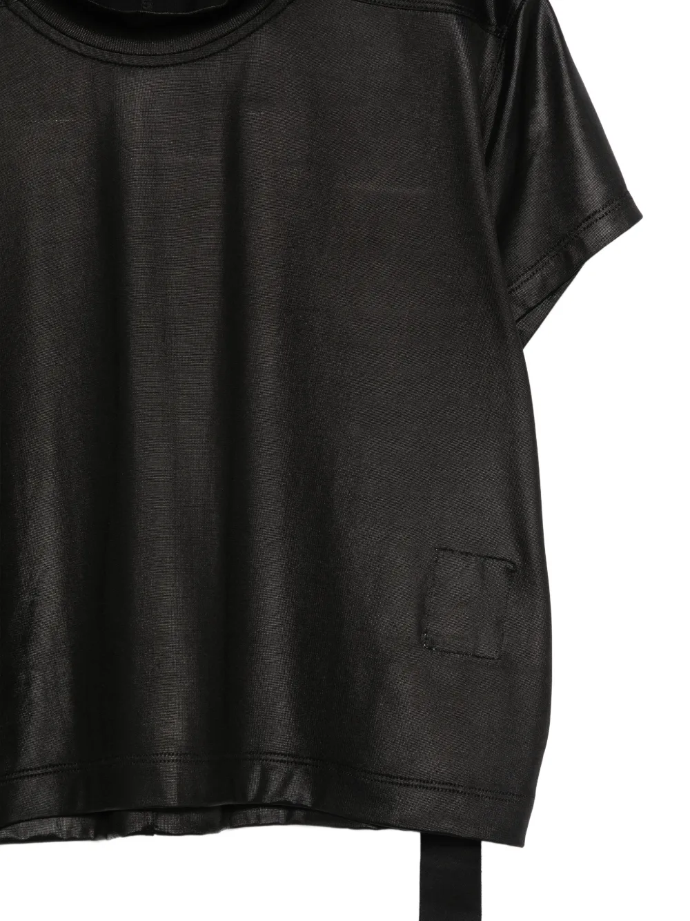 Rick Owens DRKSHDW T-shirt met strikdetail Zwart