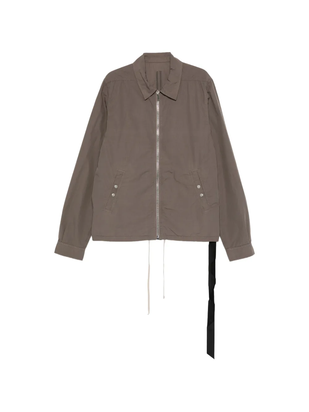 Rick Owens DRKSHDW zip-up jacket - Marrone