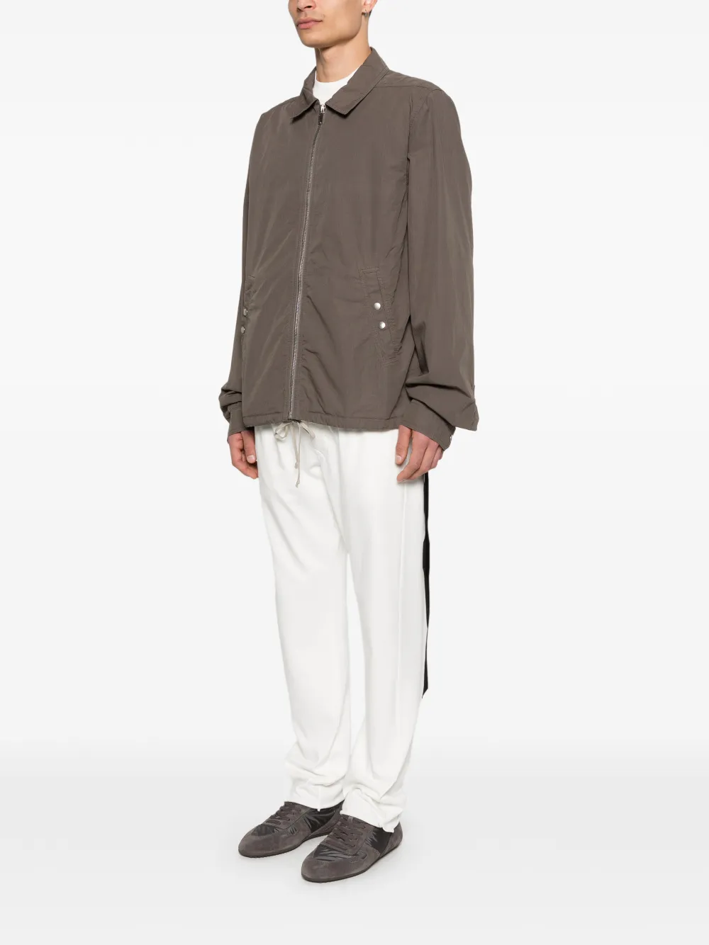 Rick Owens Drkshdw Zip-up Jacket - Brown 