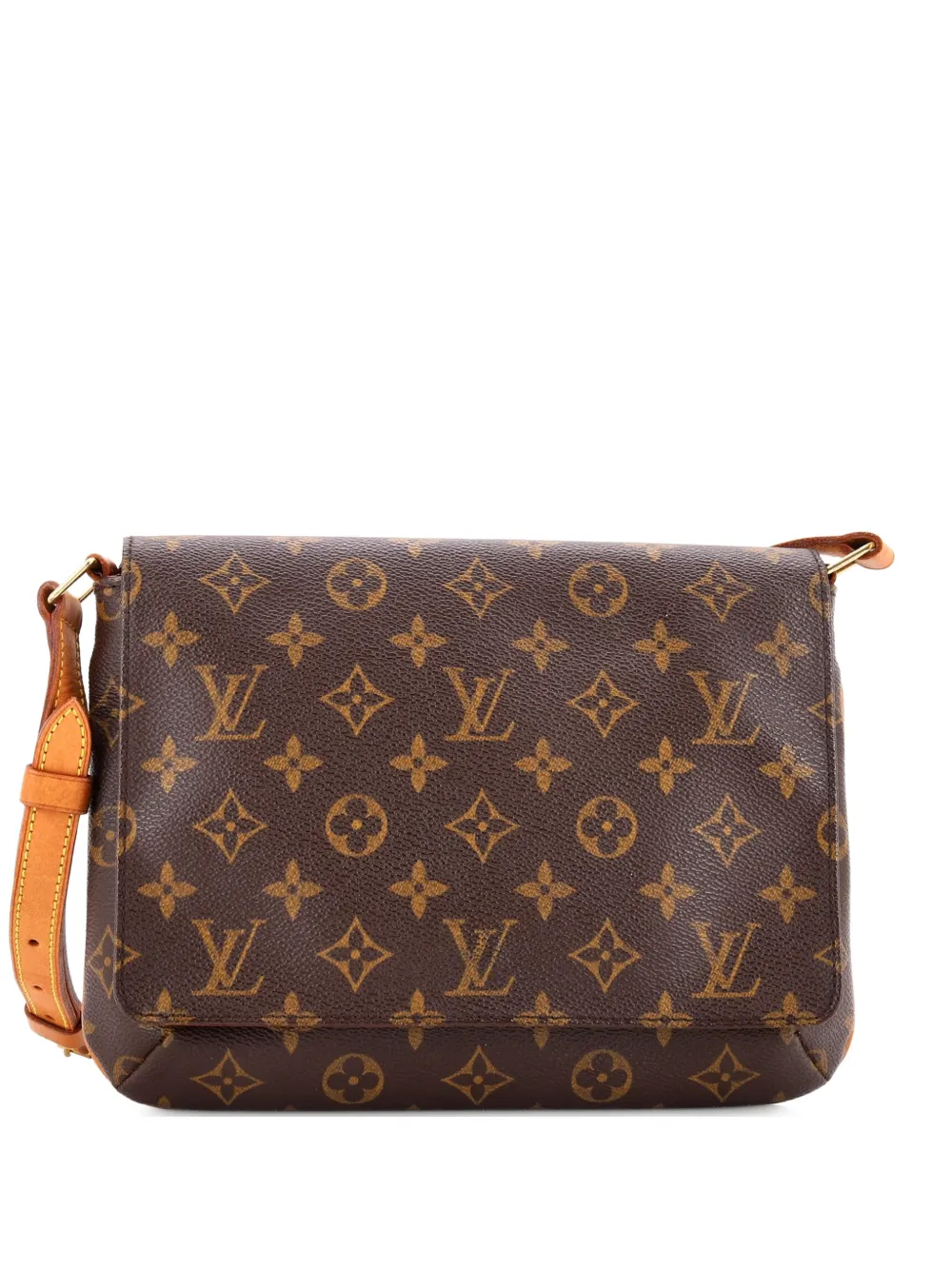 Louis Vuitton Pre-Owned Musette Tango Handbag Monogram Canvas shoulder bag - Marrone