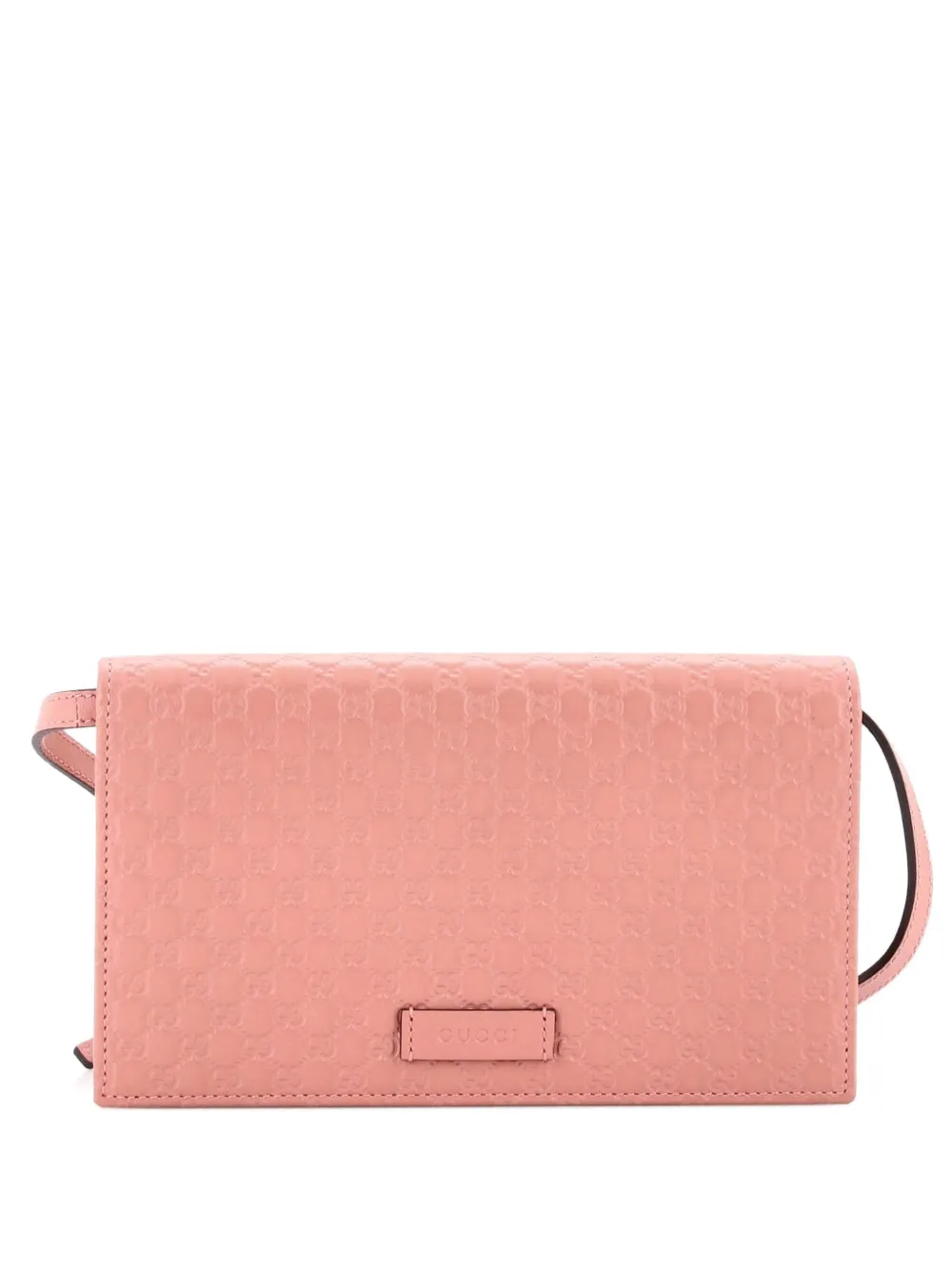 Gucci Pre-Owned Wallet on Strap Microguccissima Leather crossbody bag - Rosa