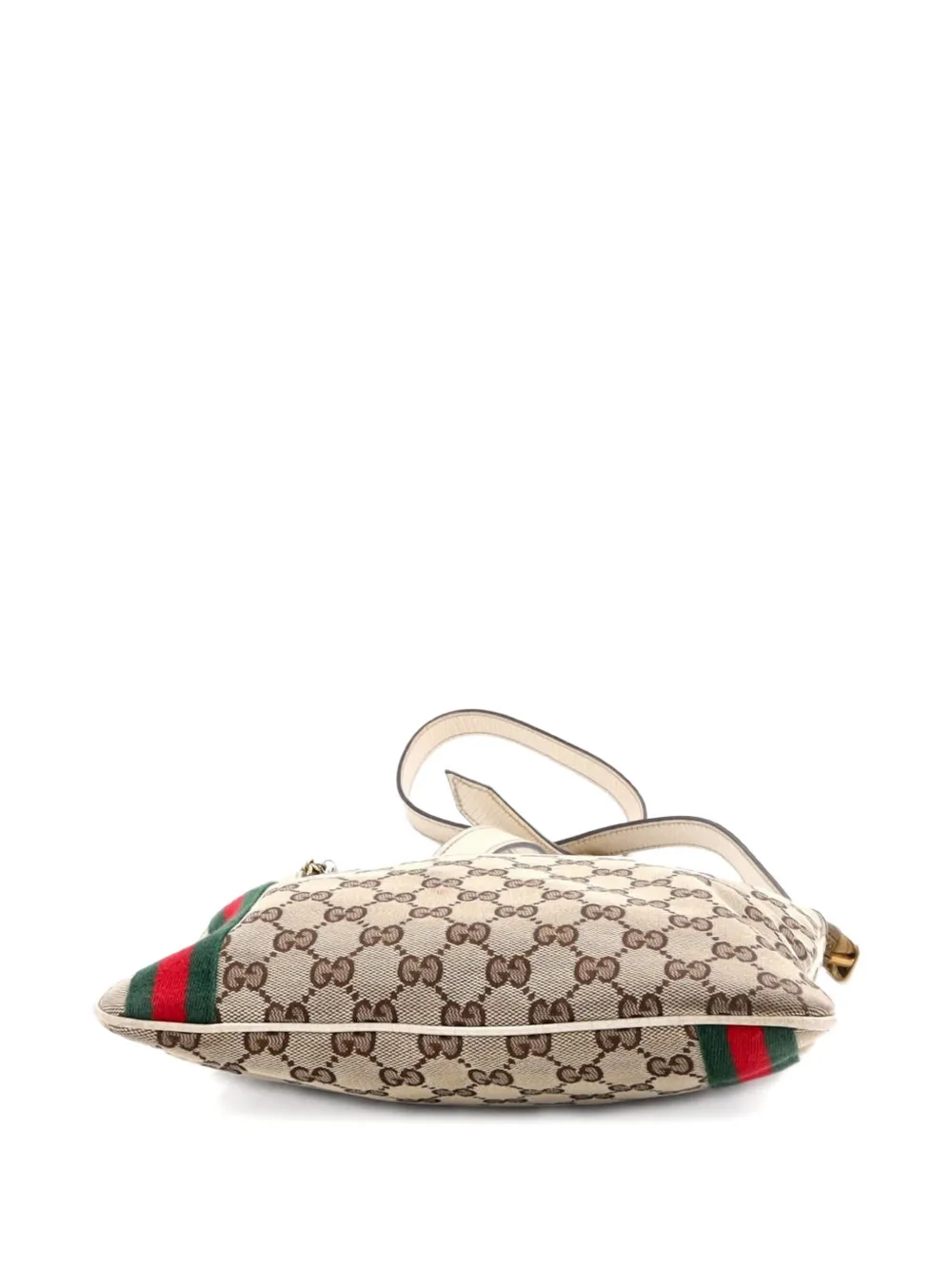 Gucci Pre-owned Jolicoeur Messenger Bag GG Canvas Crossbody Bag in Neutrals, view 4