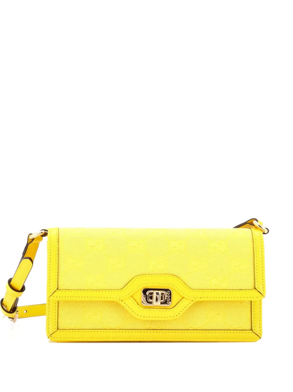 Gucci Pre-Owned Luce GG Canvas Mini shoulder bag - Giallo