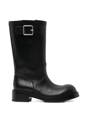 Ann Demeulemeester Sarith Engineer バイカーブーツ | ブラック