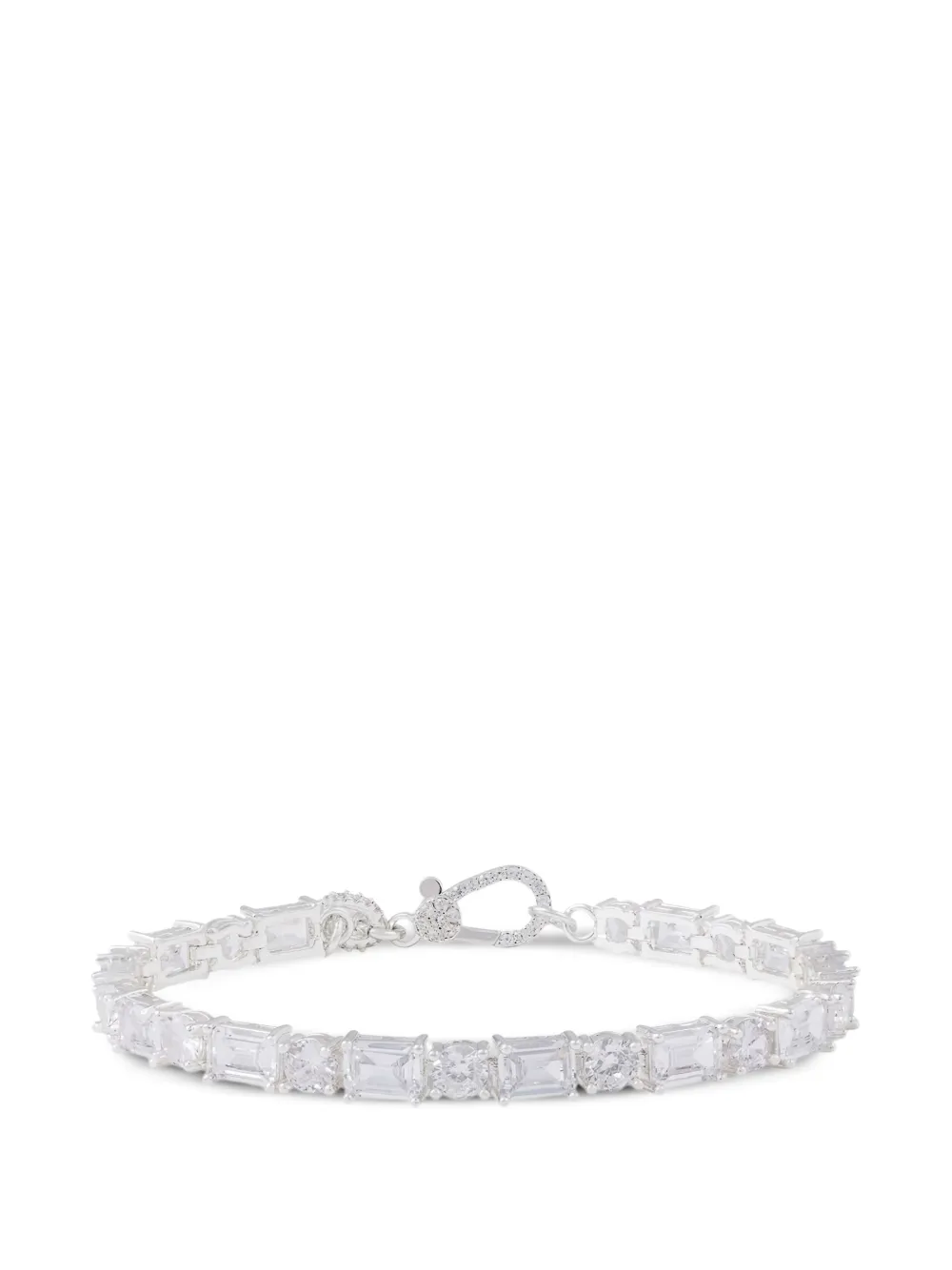 Crystal Haze Eternity bracelet - Silver