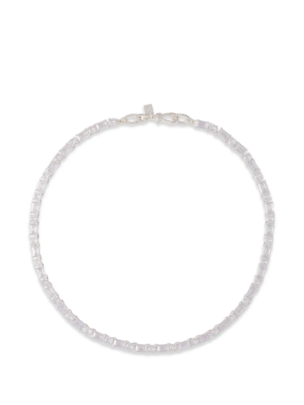 Crystal Haze Collana Eternity - Argento