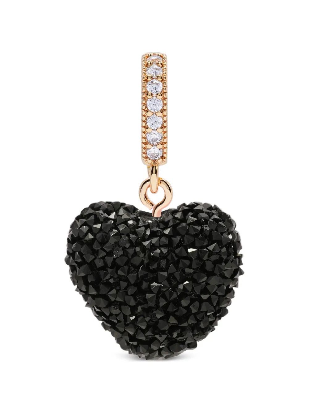 Crystal Haze Collana con pendente Jelly Heart - Nero