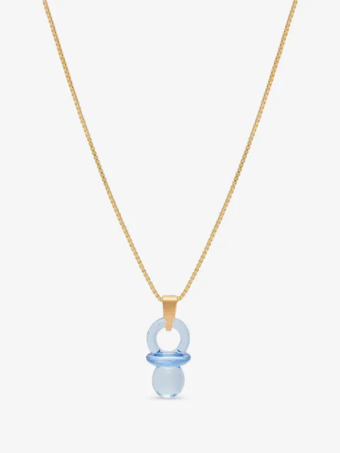 Crystal Haze Pacifier pendant necklace