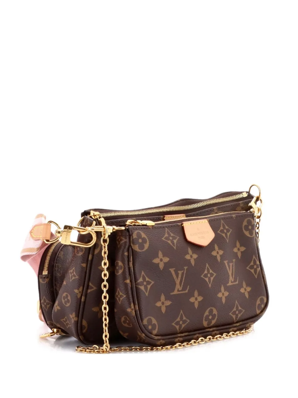 Louis Vuitton Pre-Owned Multi Pochette Accessoires Monogram Canvas crossbody bag - Marrone