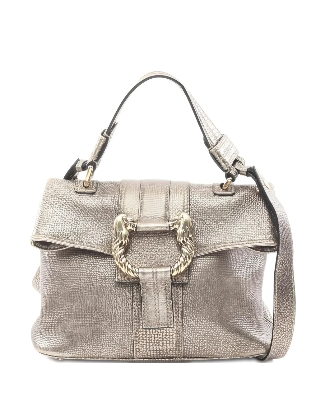 Bvlgari Pre-Owned 2000s Leoni leather tote bag - Oro