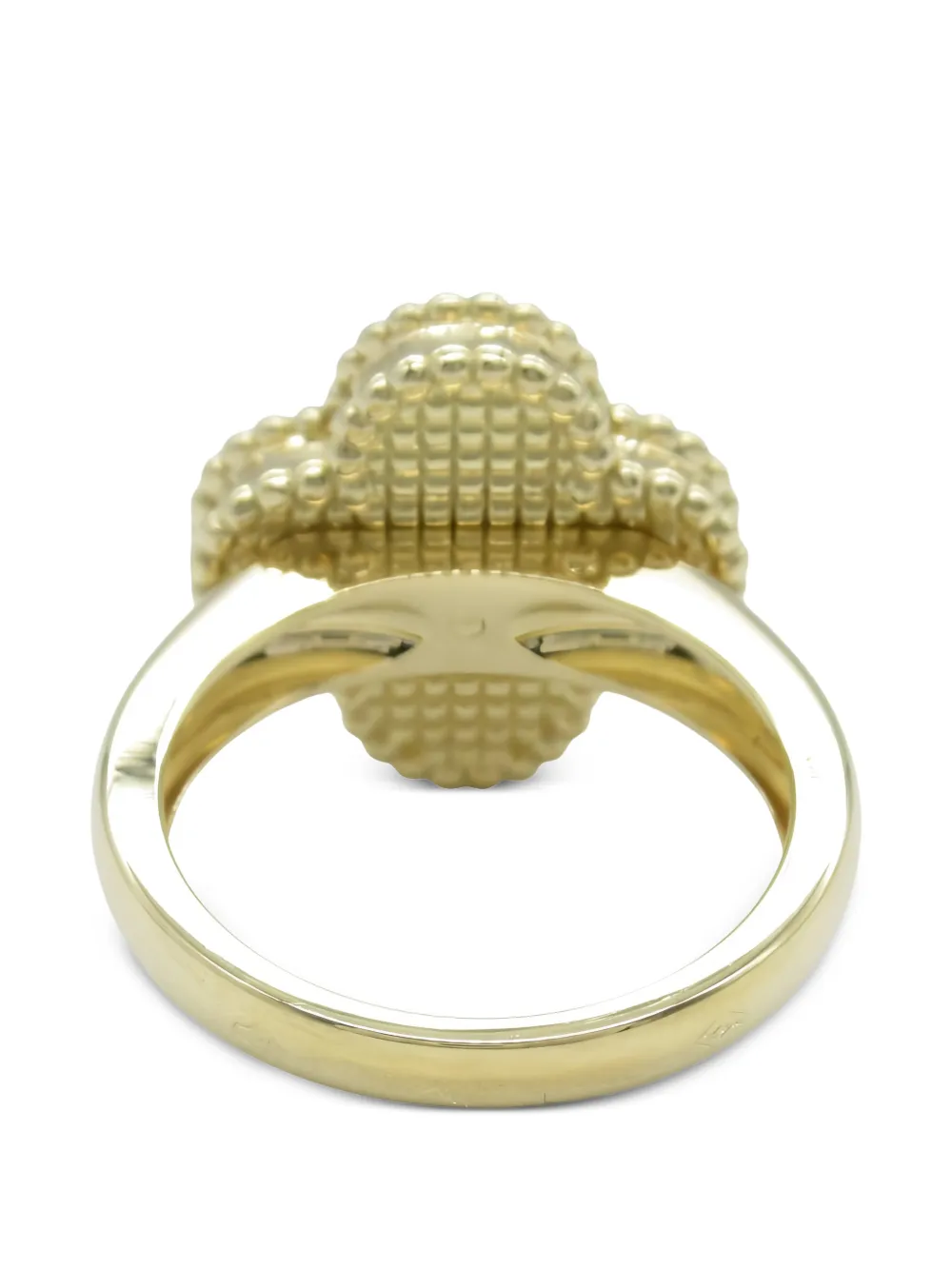 Van Cleef & Arpels Pre-owned Onyx Diamond Ring - Gold 